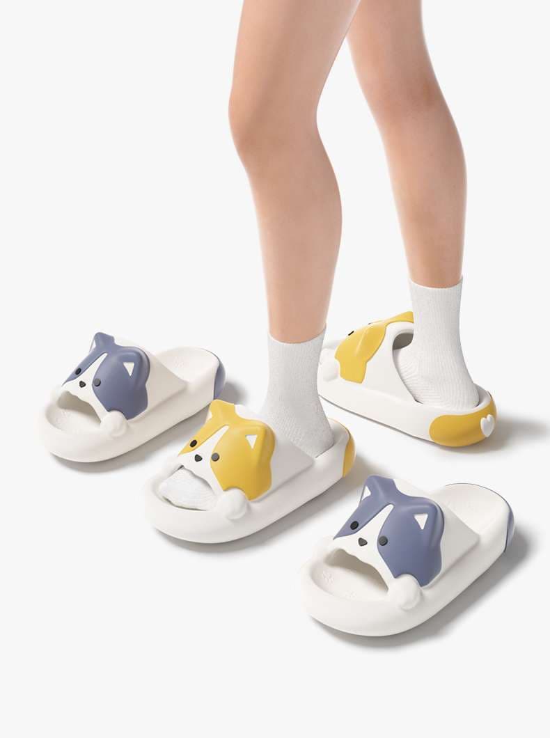ペット型ふわもこスリッパ