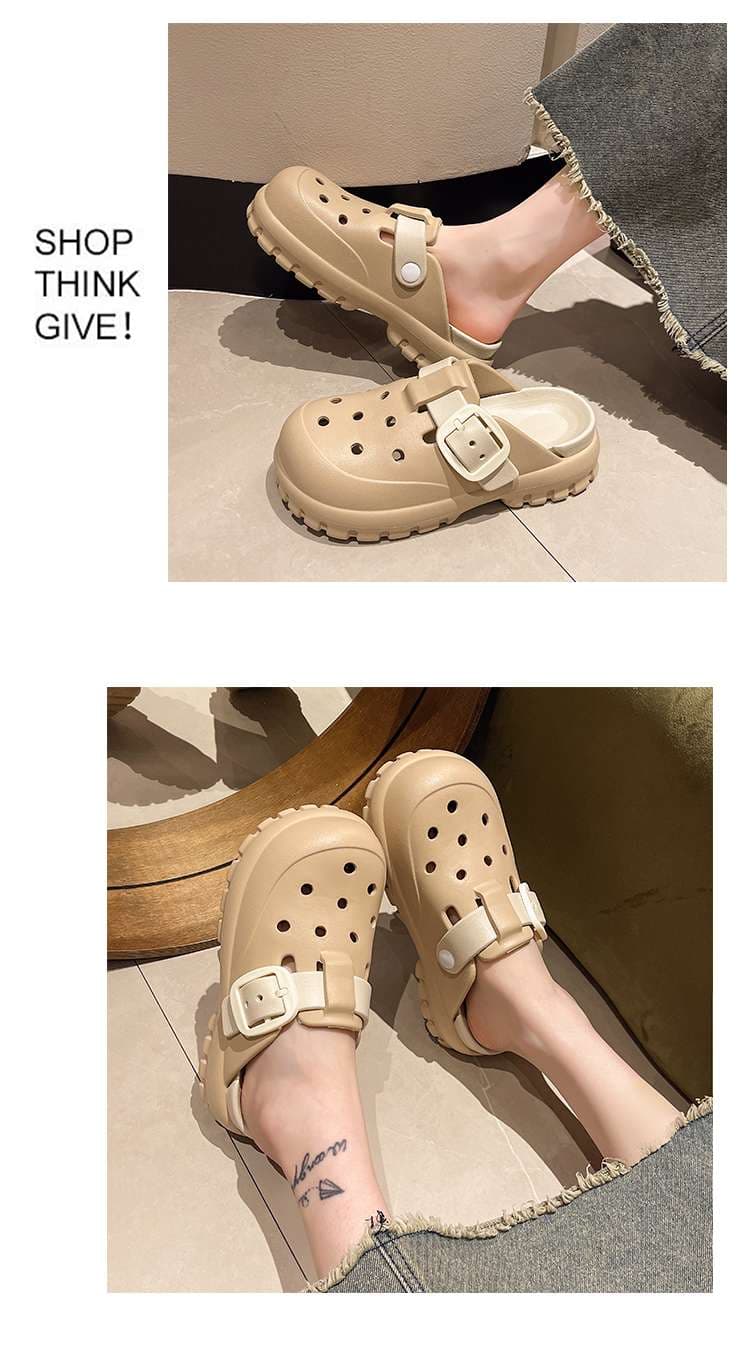 スリッパ 快適ホールクロッグ サンダル