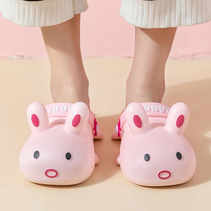 スリッパ うさぎさん可愛いふわもこルームサンダル