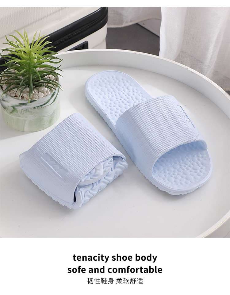 スリッパ 快適洗えるマッサージ底サンダル