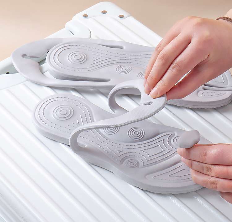 スリッパ 折りたたみ可能な旅行用サンダル