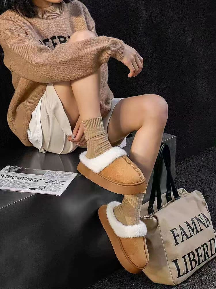 スリッパ ふわもこ贅沢ファースリッパ