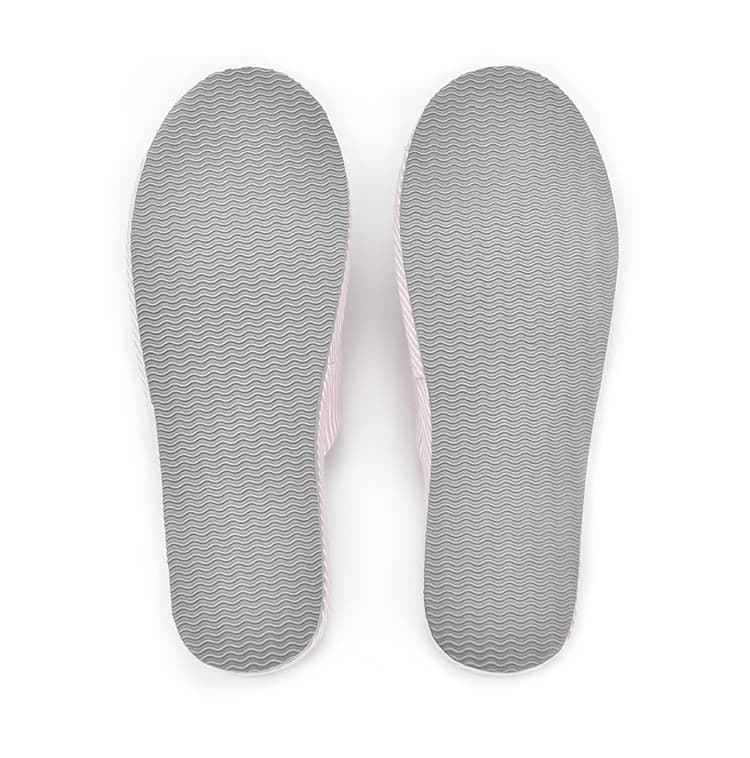 スリッパ やさしい足あたり 縞模様スリッパ