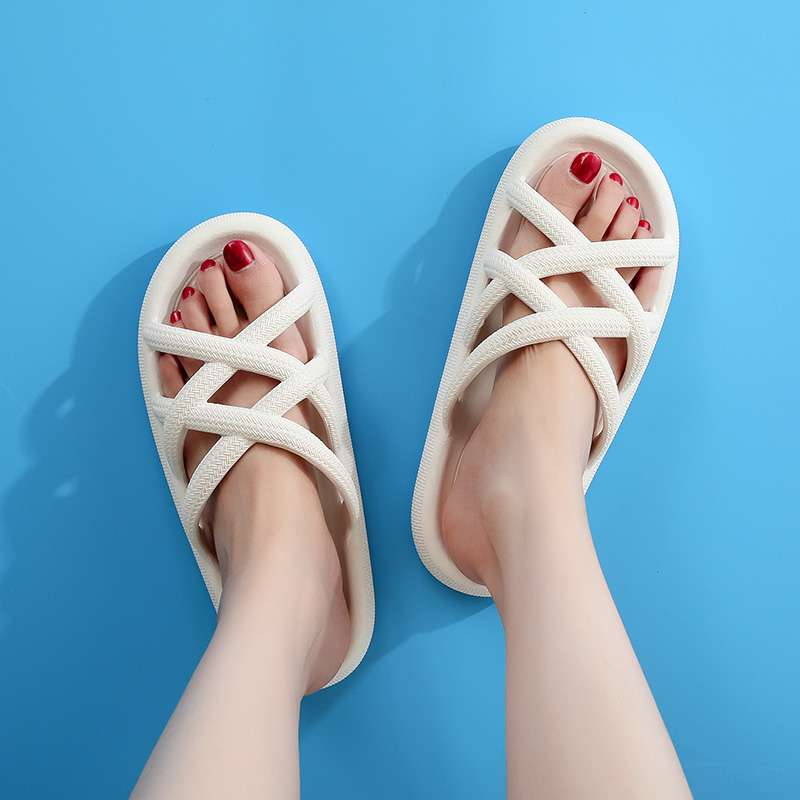 クロスデザイン軽量サマースリッパ