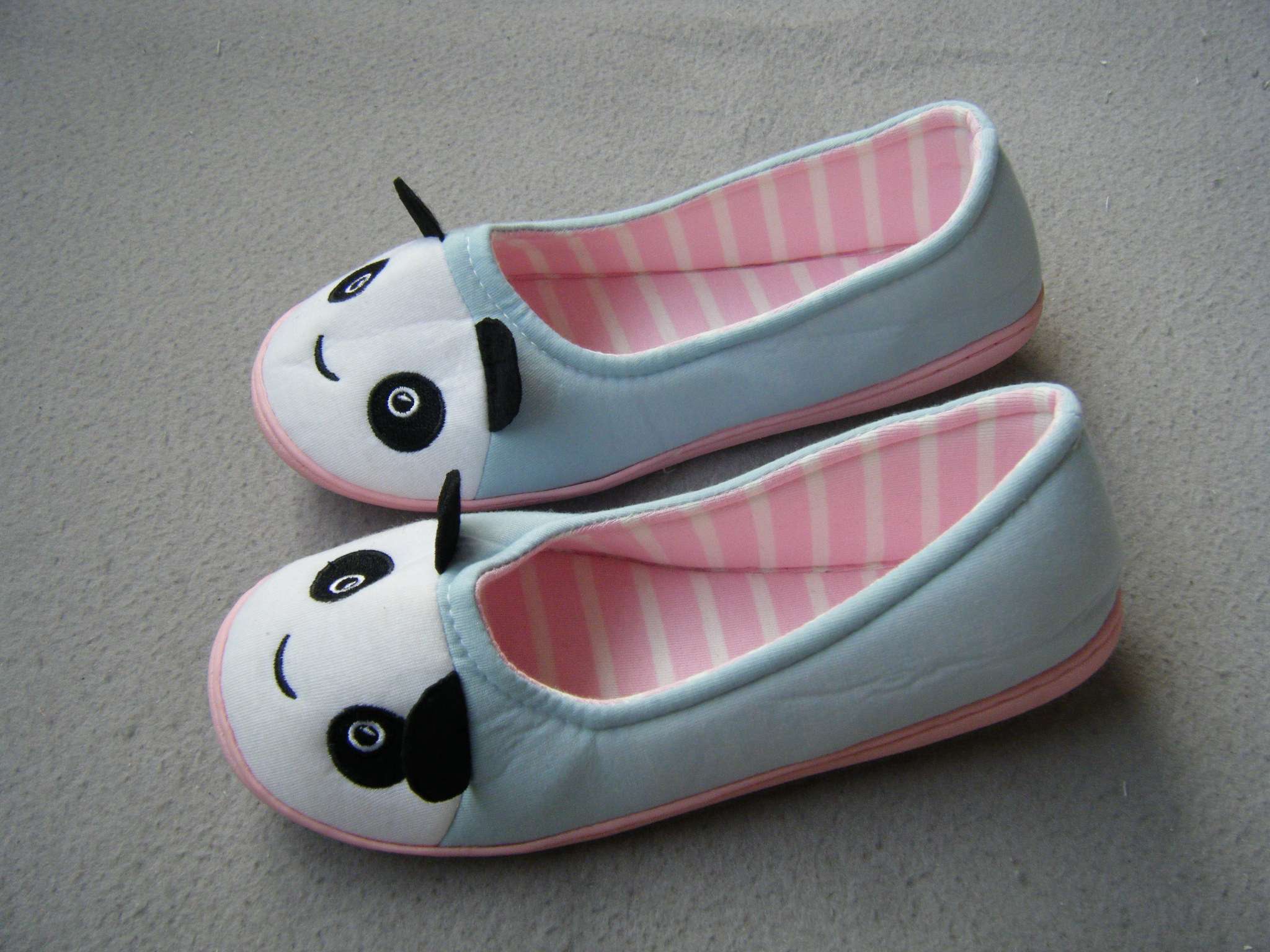 スリッパ パンダ顔のかわいい室内履き