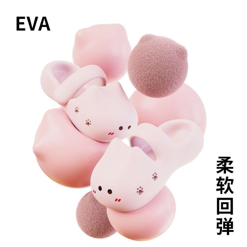 スリッパ もちもちアニマルクロッグサンダル