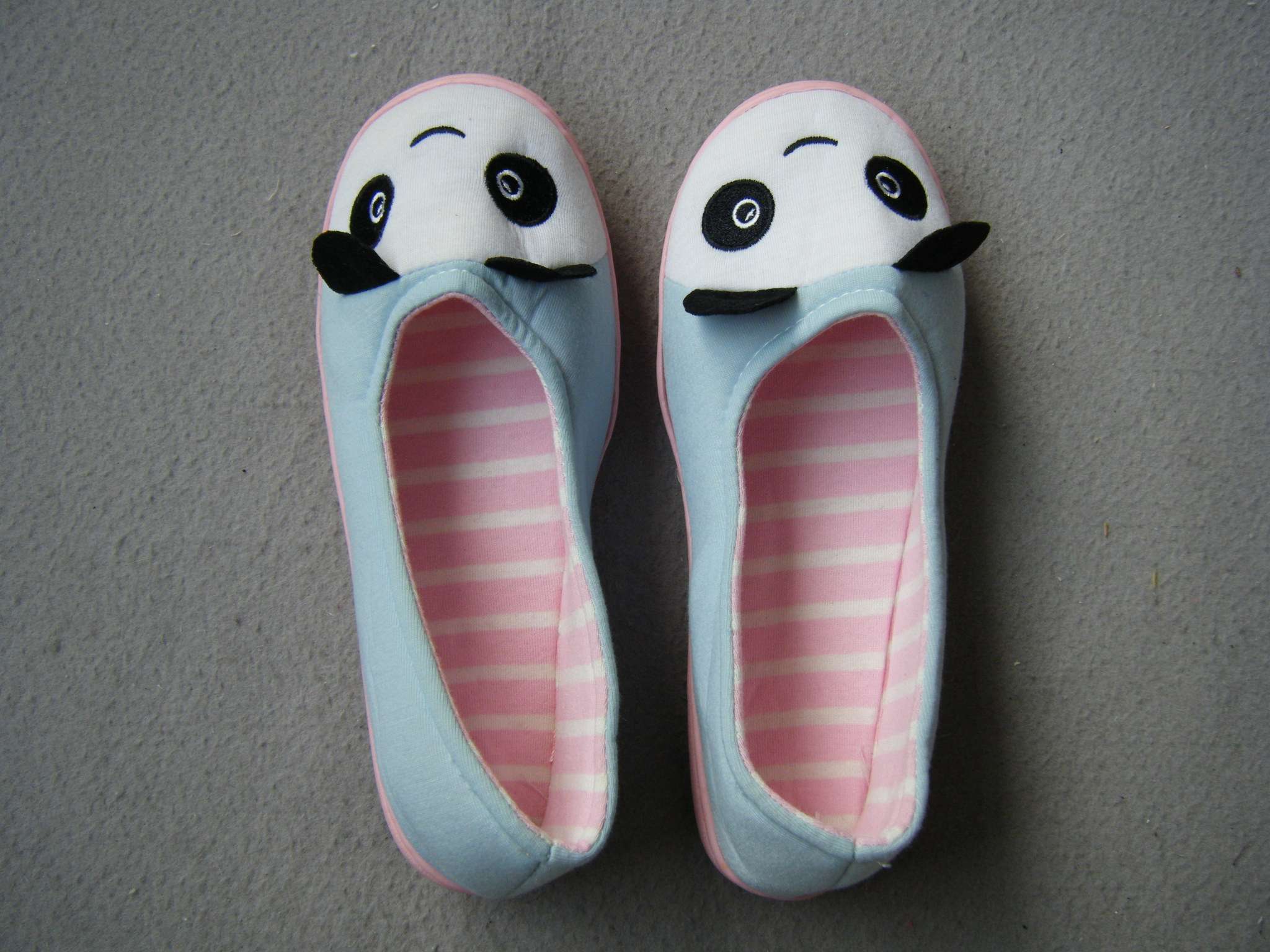 スリッパ パンダ顔のかわいい室内履き