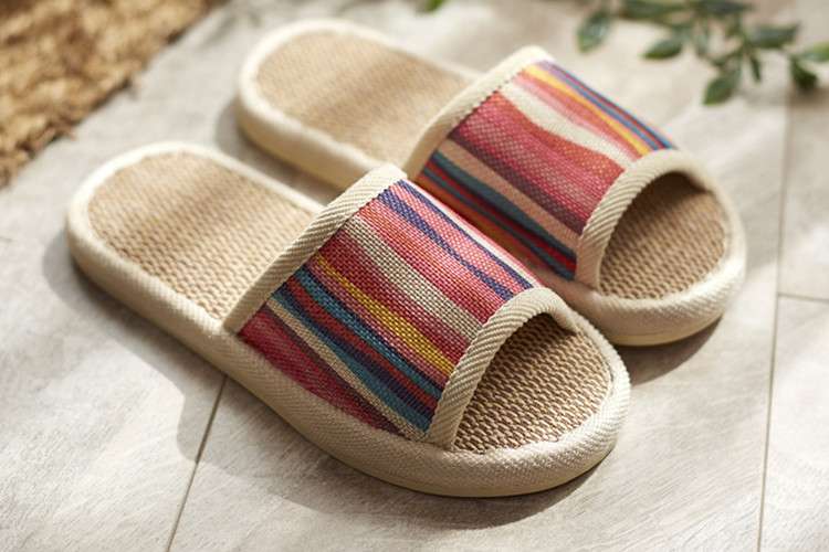 涼やか天然素材 和風スリッパ