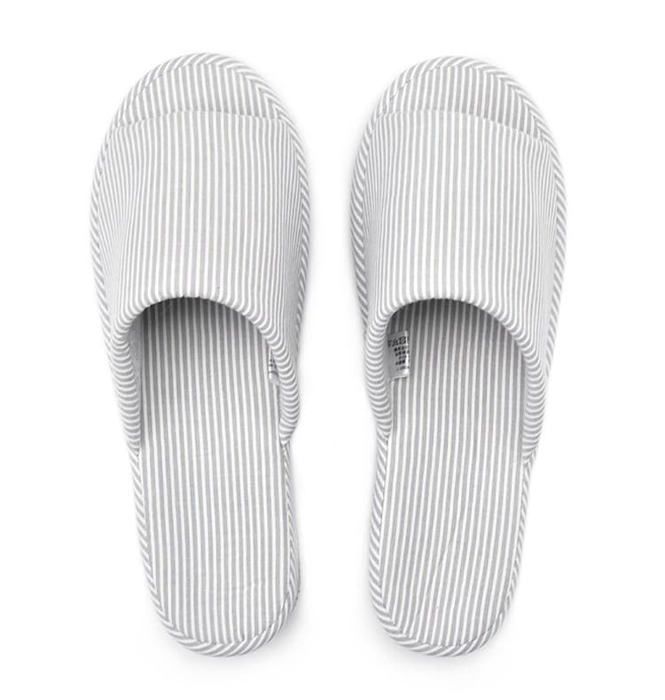 スリッパ やさしい足あたり 縞模様スリッパ