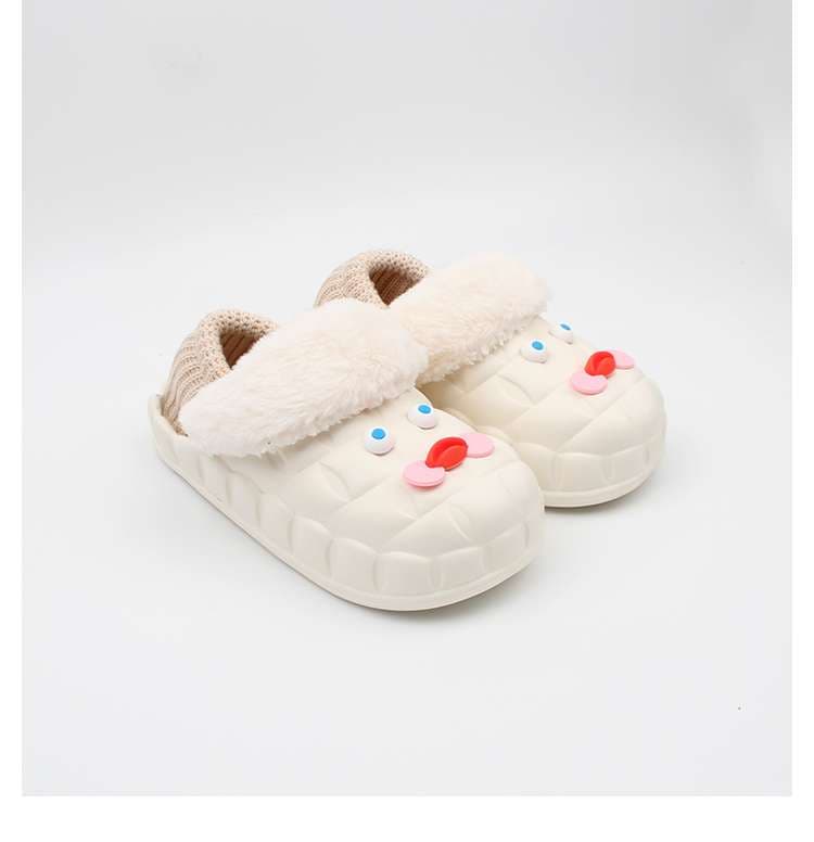 もこもこカエルさん防寒スリッパ