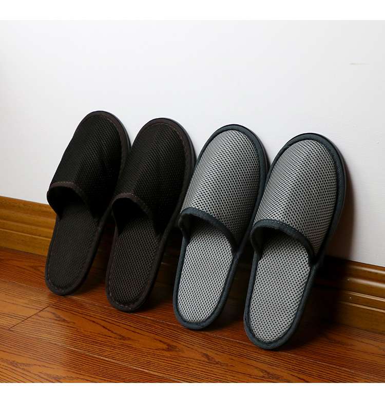 スリッパ メッシュ素材の洗えるスリッパ