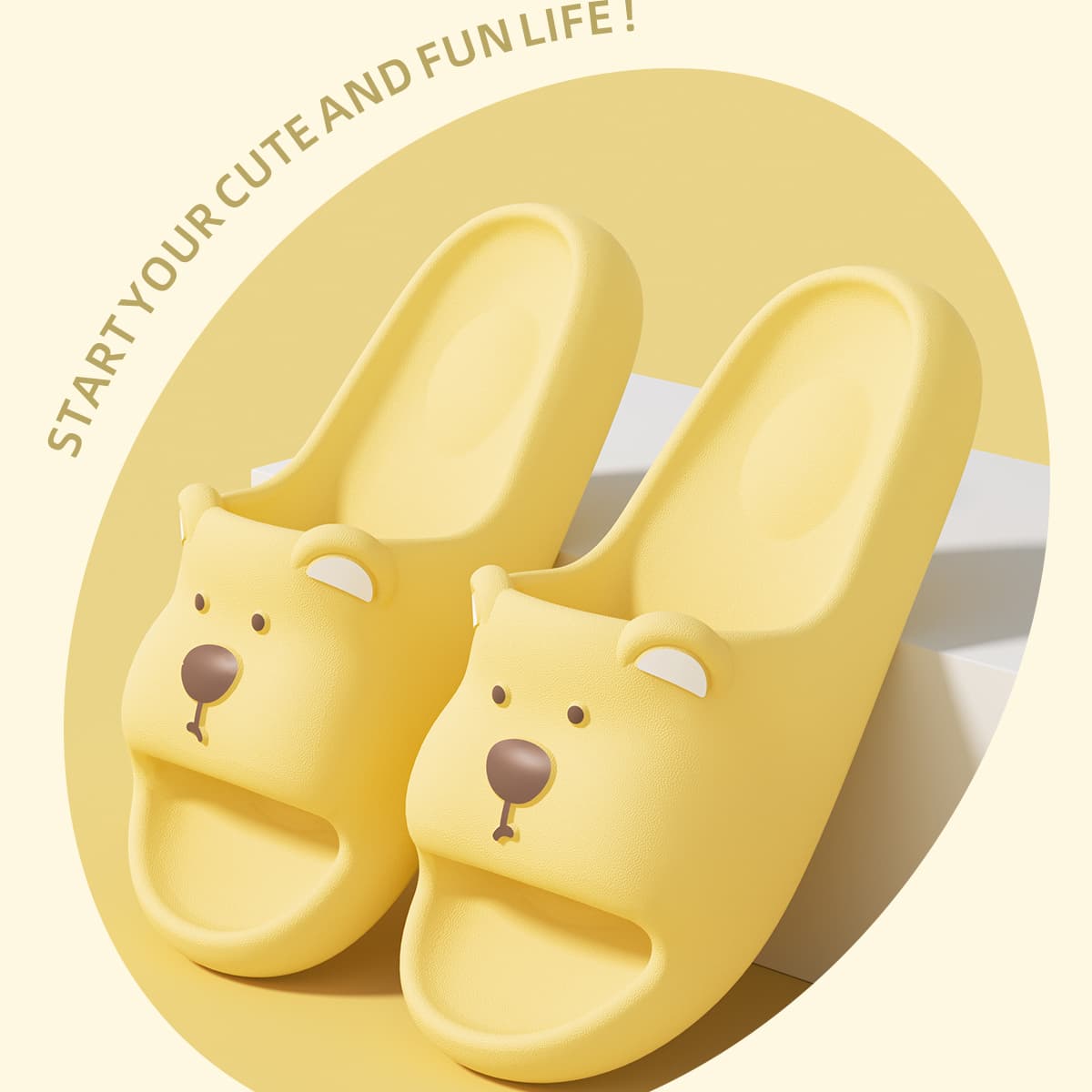 スリッパ くまさん携帯スリッパ