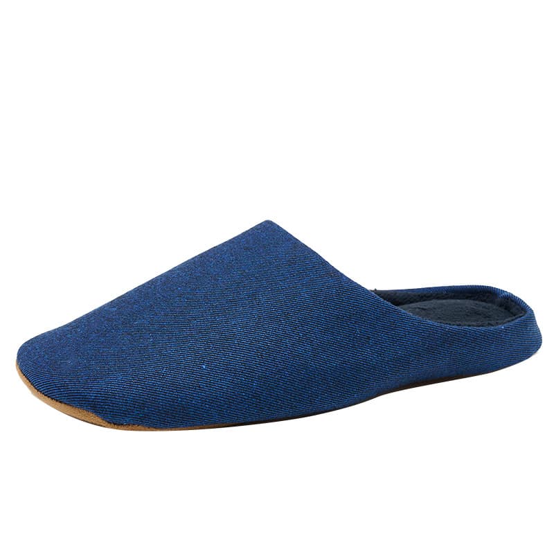 スリッパ シンプル 素材感 ルームシューズ