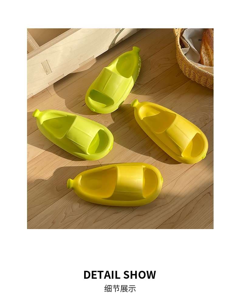 バナナモチーフ クールサマースリッパ