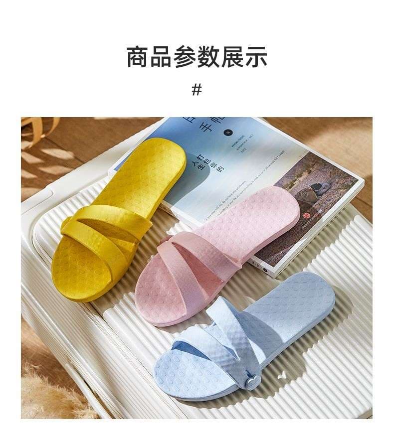 軽量コンパクト折りたたみスリッパ