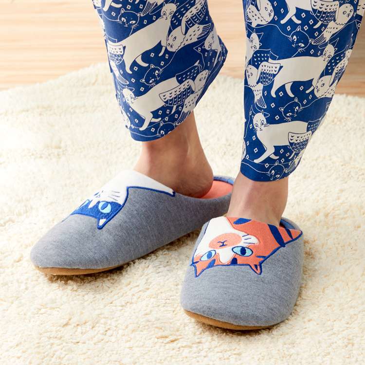 スリッパ ねこちゃんデザインの可愛いスリッパ