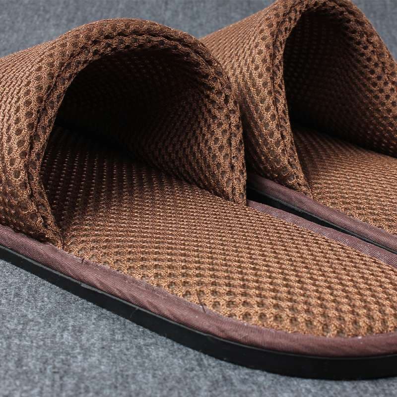 [10足入]洗えるメッシュ素材 通気性抜群スリッパ