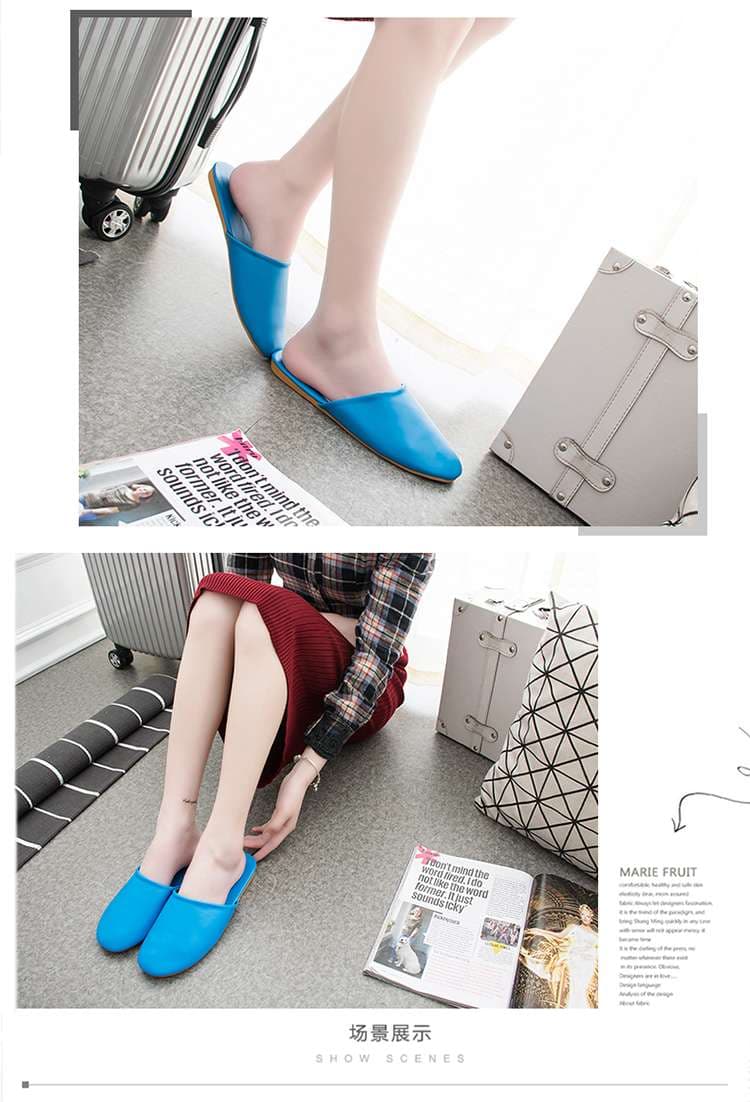 シンプルカラー室内スリッパ