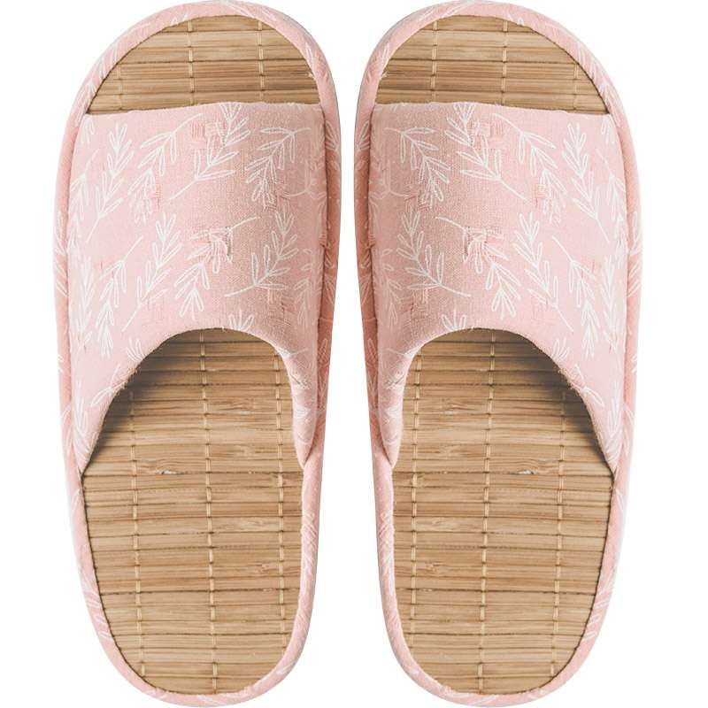 竹素材で涼やか 足ツボ刺激ダイエットスリッパ