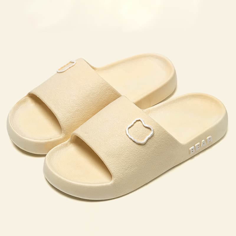 スリッパ クマモチーフ ふかふかサンダル