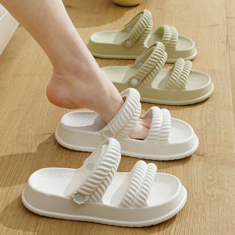 スリッパ 軽量リブストラップサンダル