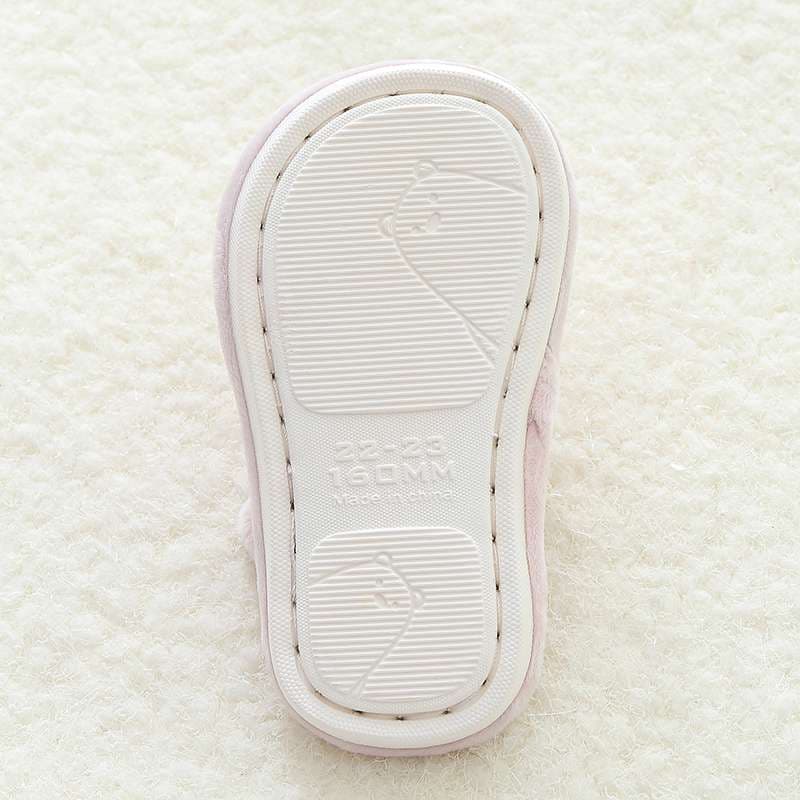 スリッパ フルーツ柄もこもこスリッパ