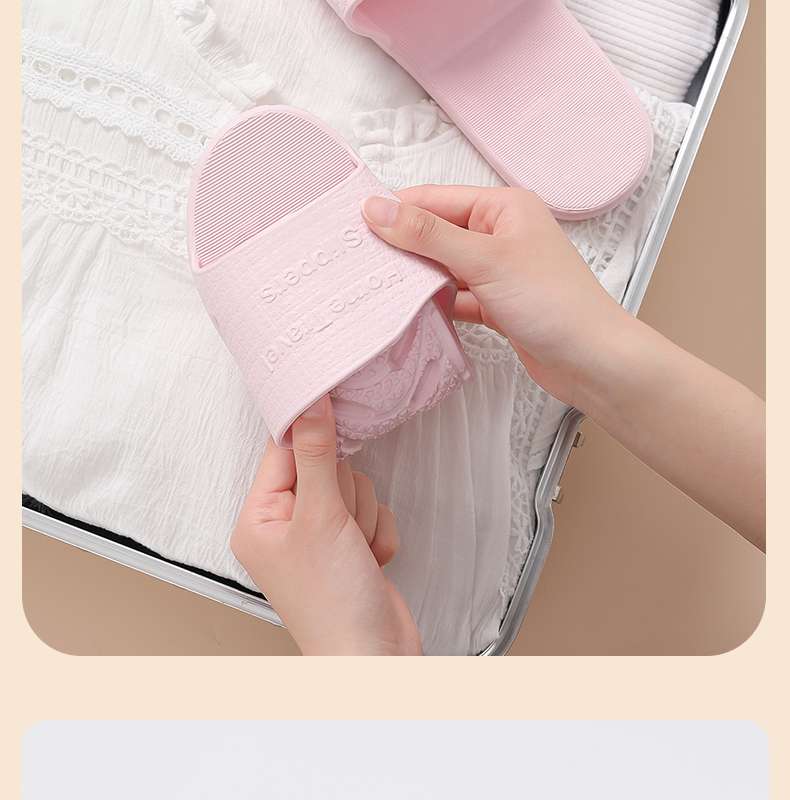 携帯用折りたたみスリッパ