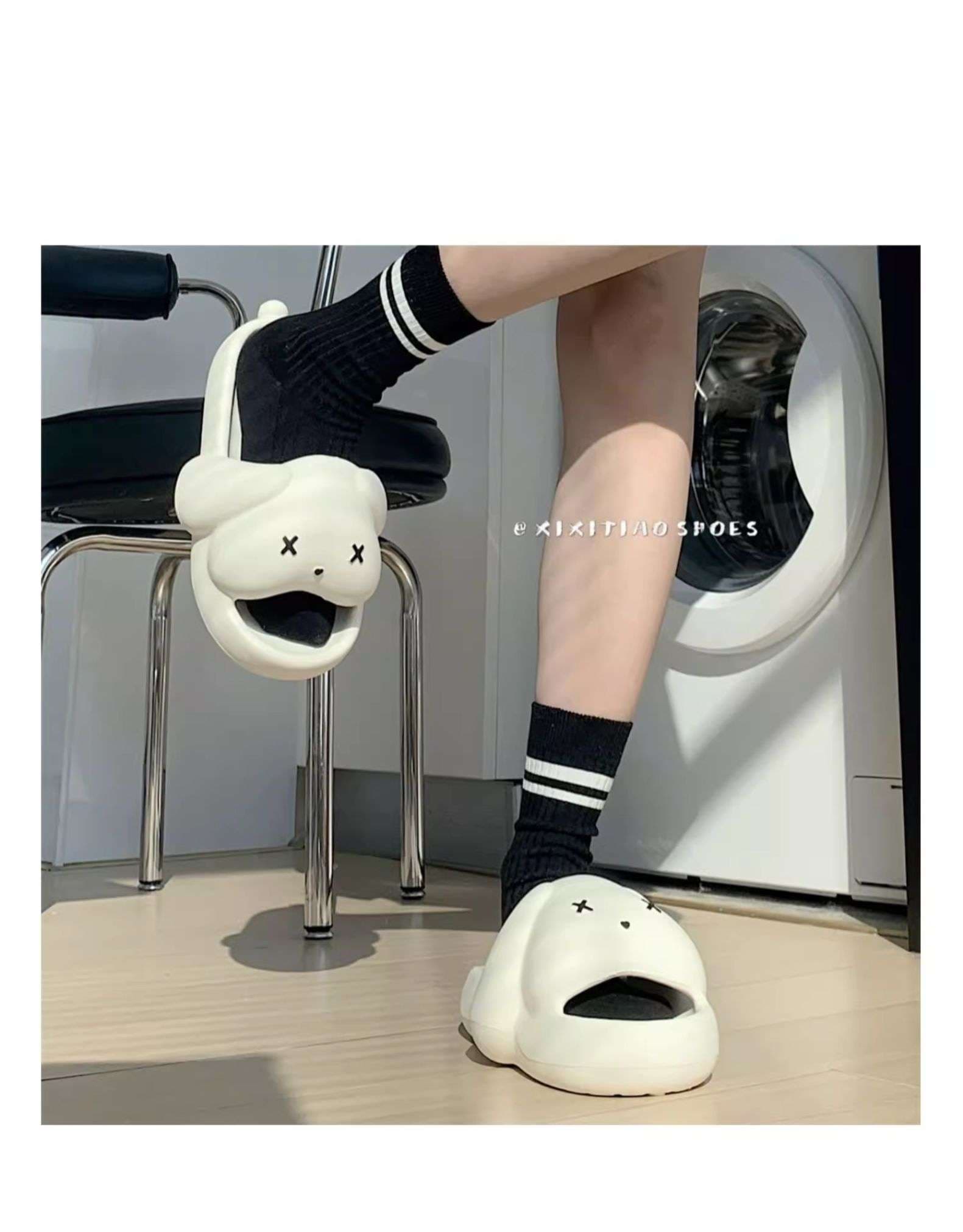 モチモチ動物スリッパ