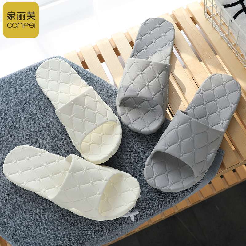 キルティング加工洗える室内スリッパ