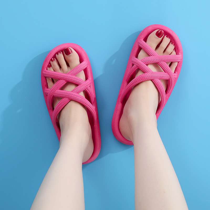 クロスデザイン軽量サマースリッパ