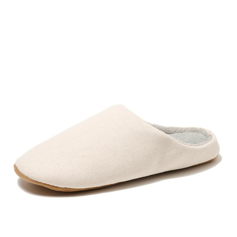 スリッパ シンプル 素材感 ルームシューズ