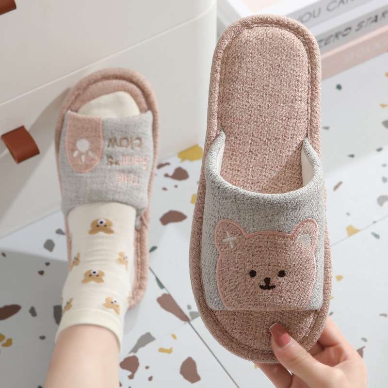 スリッパ もこもこアニマルスリッパ