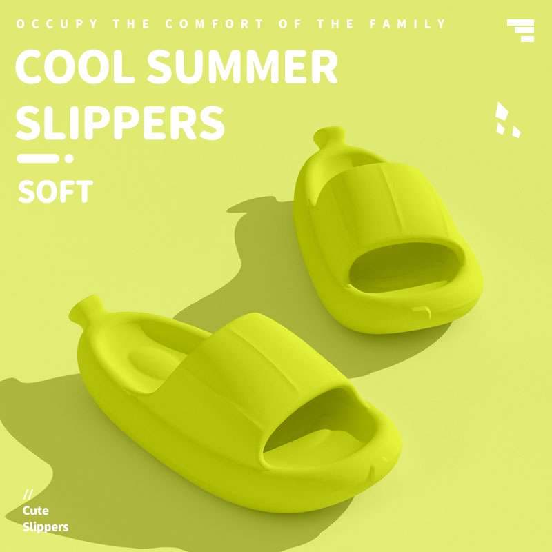 バナナモチーフ クールサマースリッパ