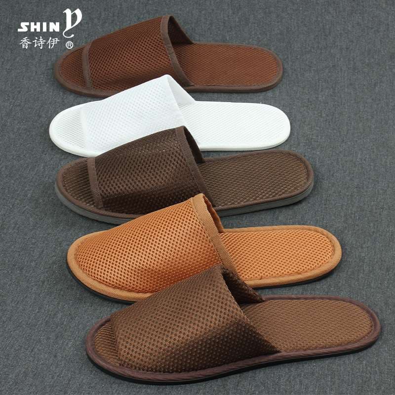 [10足入]洗えるメッシュ素材 通気性抜群スリッパ