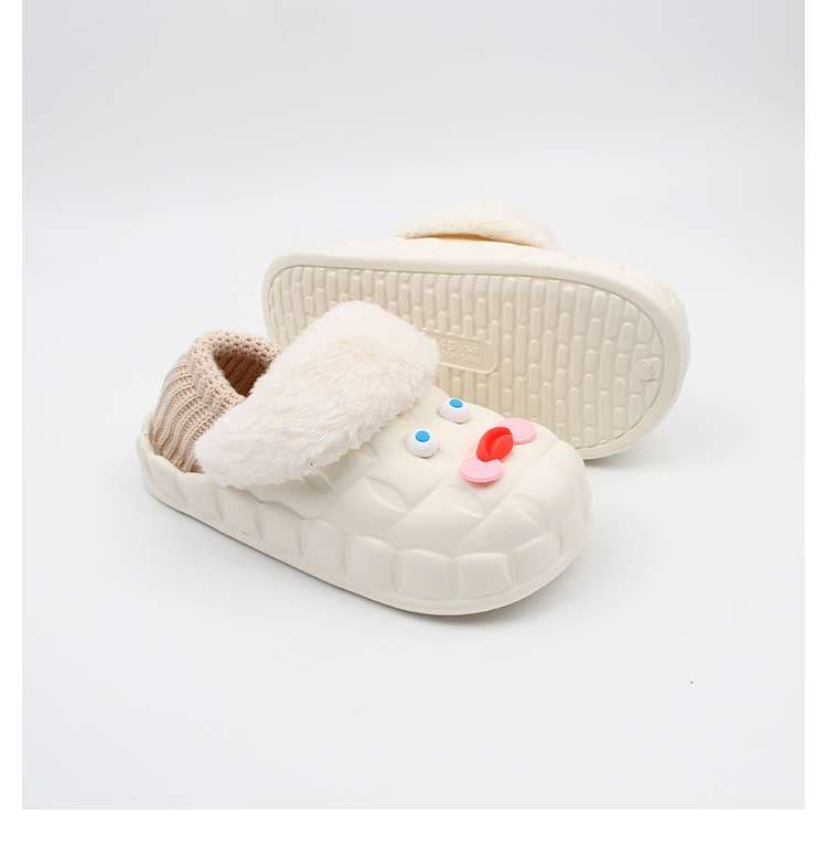 もこもこカエルさん防寒スリッパ