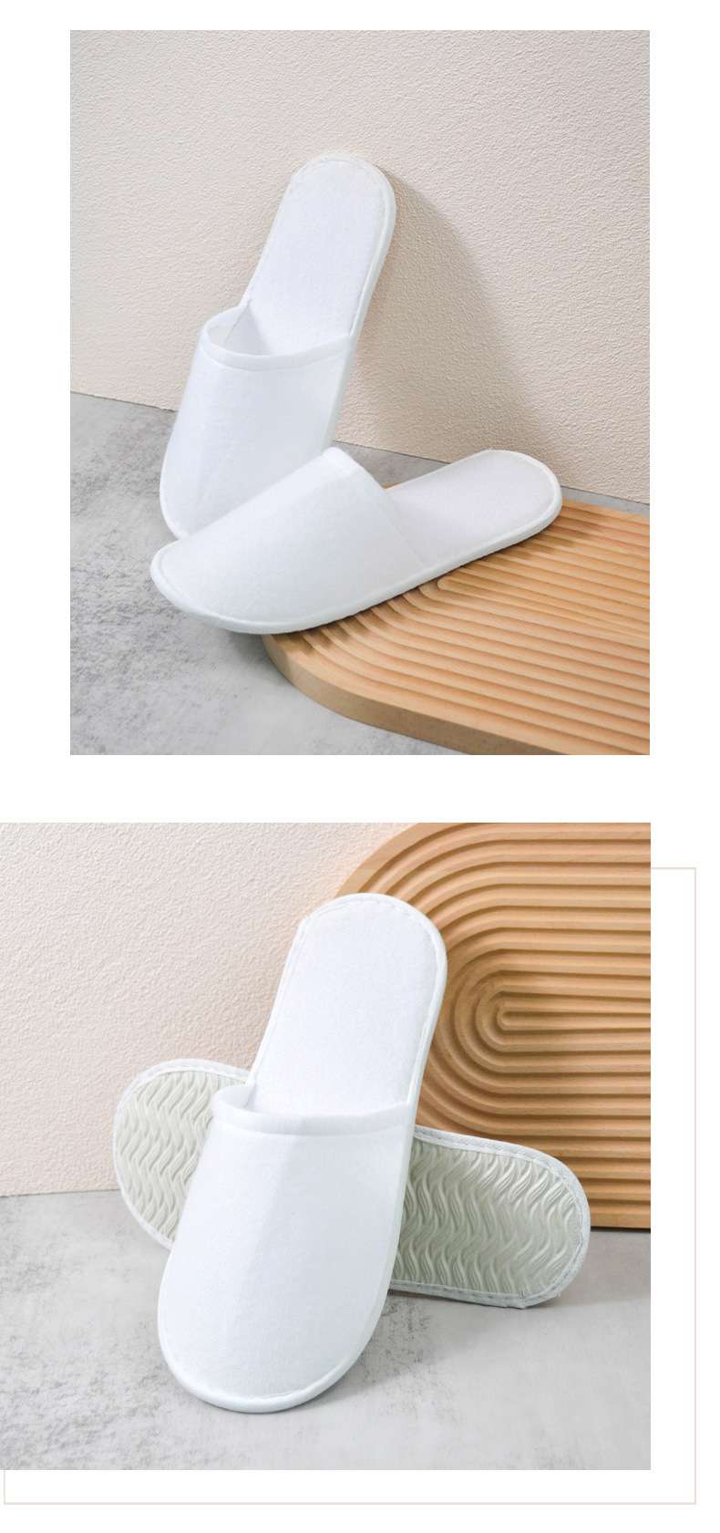 ホテル向け快適使い捨てスリッパ20足セット