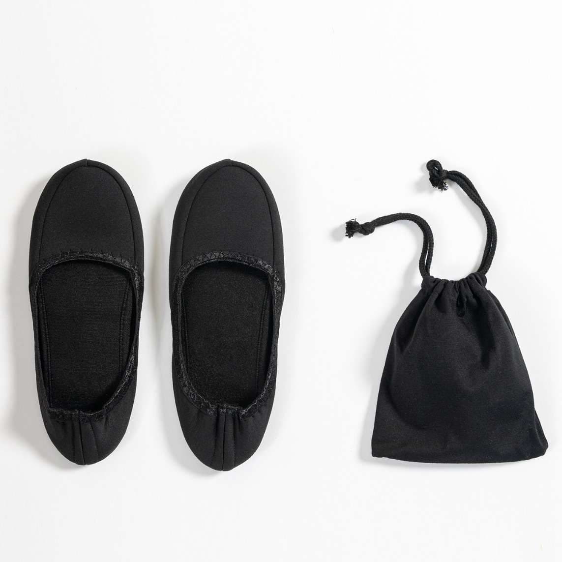 旅行用コンパクト収納スリッパセット