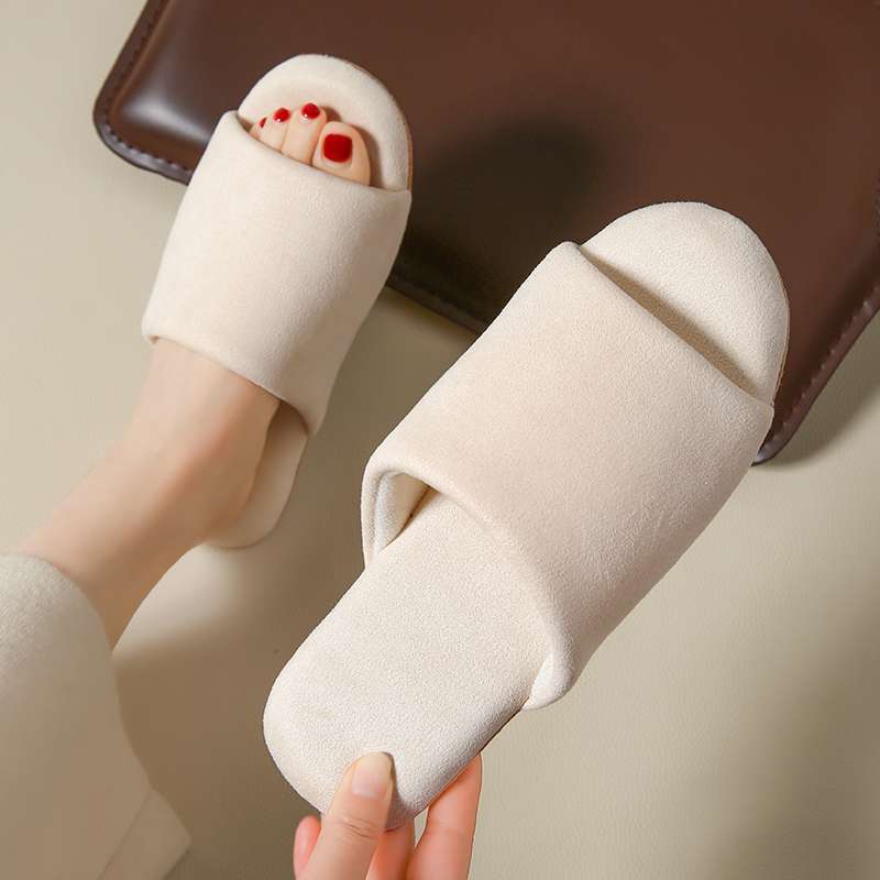 ふわもこ快適スリッパ 軽量洗える室内履き