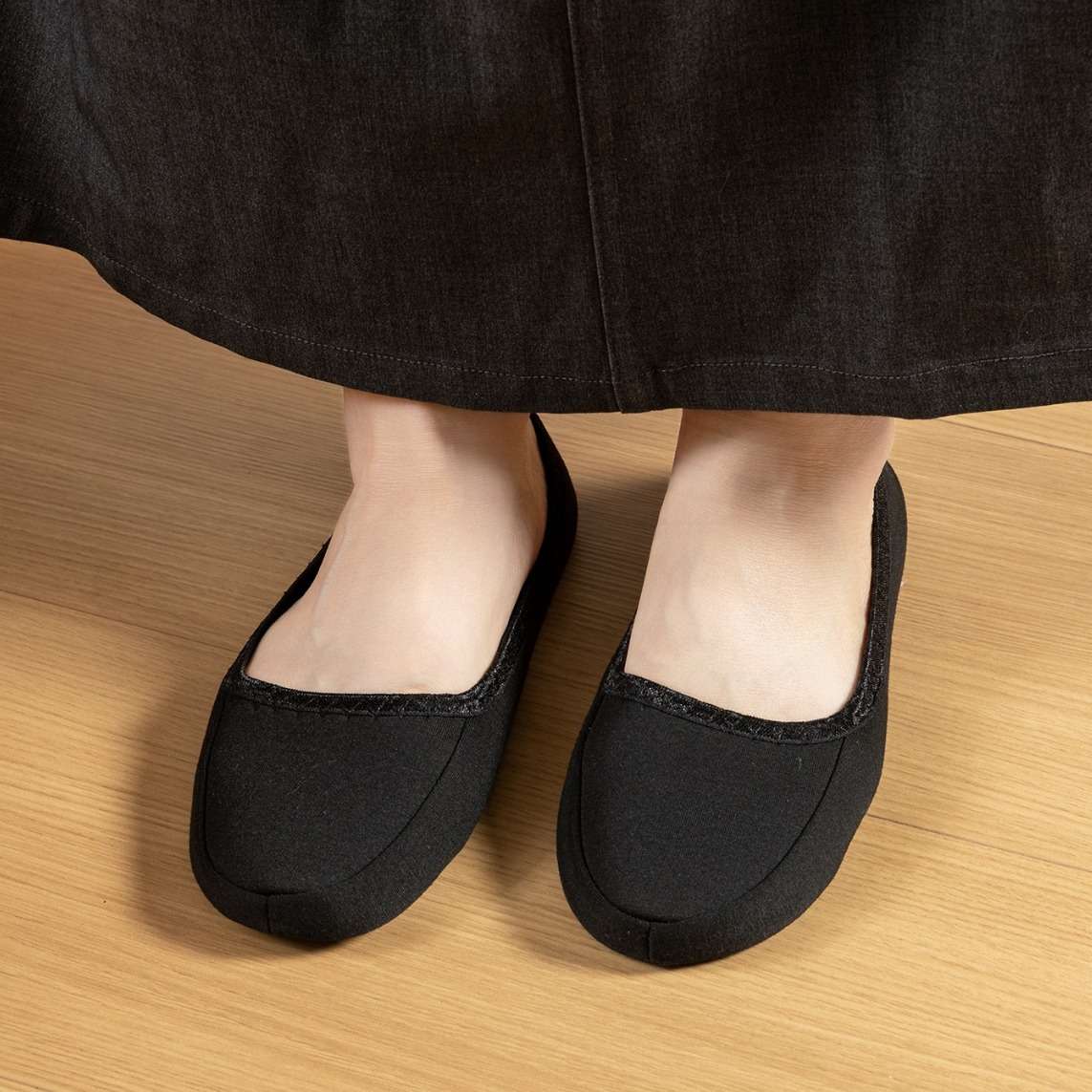 旅行用コンパクト収納スリッパセット